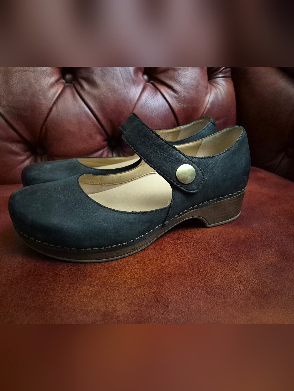 Dansko Beatrice Mary Jane Clog Size 40 Or Us 9.5/10 - Picture 3 of 7